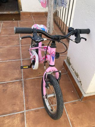 Bicicleta infantil rosa Megamo