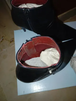 Botines vintage BATA mujer negros