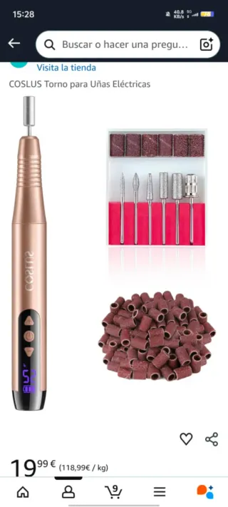 COSLUS Torno Eléctrico para Uñas