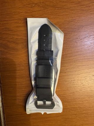 Cinturino in gomma nera per Panerai