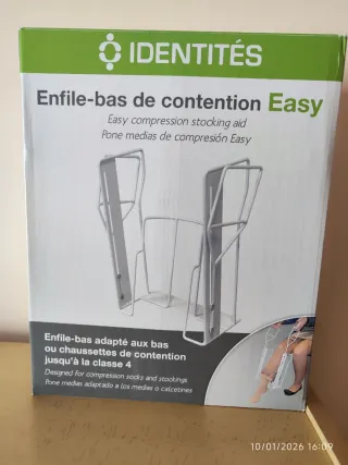 Calzador de medias de compresión