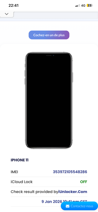 iPhone 11 256GB Verde (Batteria Danneggiata)