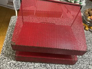 Revistero Metálico Vintage 30x30x36