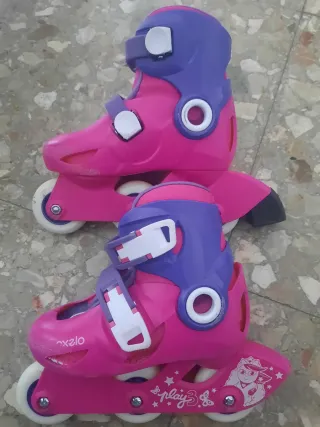 Patines en línea Oxelo niña rosa y morado