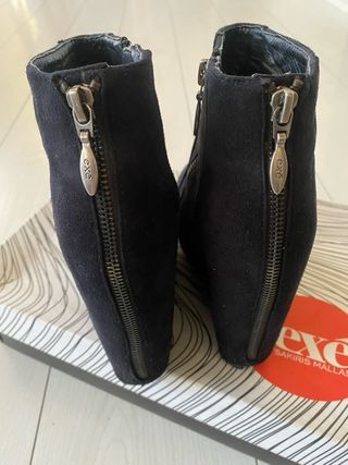 Botines Ash Piel Negra Plataforma