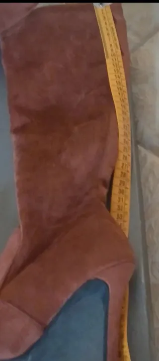 Stivali camoscio donna tacco zeppa