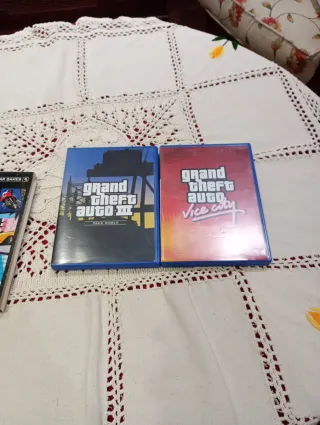 PS2 pack doble grand theft auto GTA