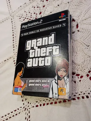 PS2 pack doble grand theft auto GTA