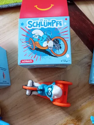 Pitufos McDonald's 2024 Schleich JJ OO