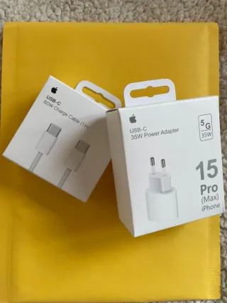 Caricabatterie completo Apple tipo C con cavo in regalo