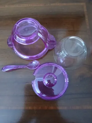 Formaggiera Guzzini Viola Trasparente