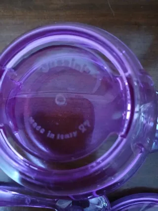 Formaggiera Guzzini Viola Trasparente