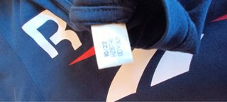 Camiseta Reebok Azul y Blanca