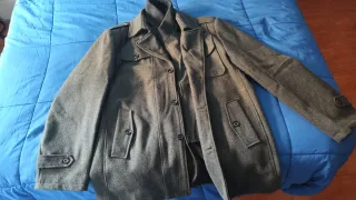 Chaqueta de invierno gris