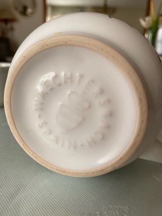 Taza vintage Ikea flores , de los años 70