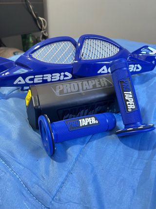MEGA PACK! ProTaper X Acerbis Azul moto