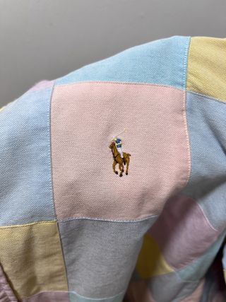 Polo Ralph Lauren Camisa Cuadros Patchwork Talla S
