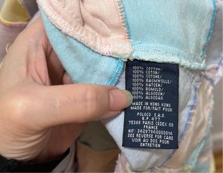 Polo Ralph Lauren Camisa Cuadros Patchwork Talla S