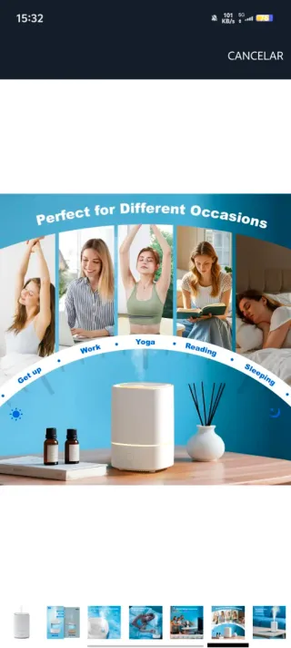 Difusor Aromaterapia Aceites Esenciales