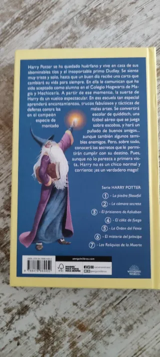 Colección 5 libros Harry Potter