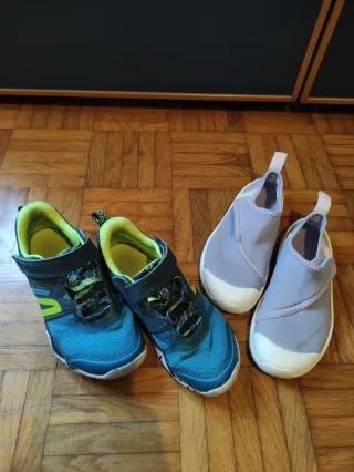 Scarpe ginnastica n. 29 + regalo scarpette mare