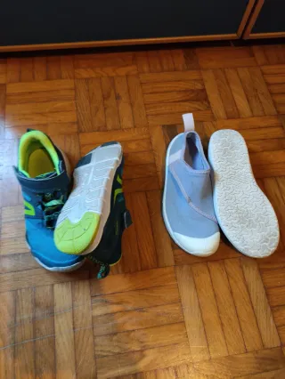 Scarpe ginnastica n. 29 + regalo scarpette mare