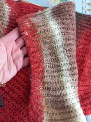 Bufanda de mujer a rayas