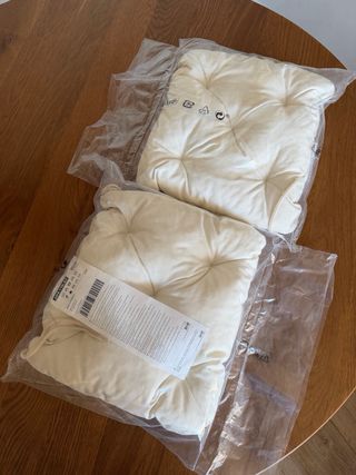 Cojines IKEA KUDDARNA blancos - Nuevos
