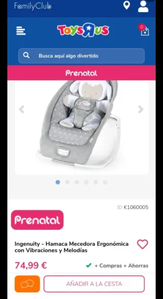 LIQUIDACION!!! Hamaca Ingenuity Cuddle Lamb