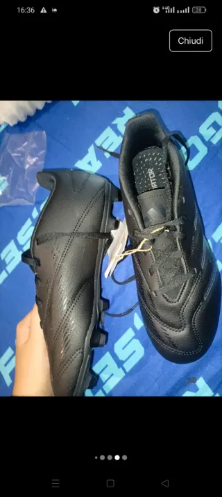 Scarpe da calcio Adidas nere