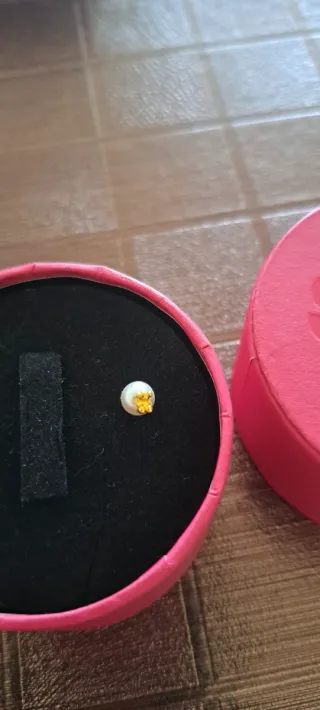 Pendientes perla y oro