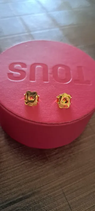Pendientes perla y oro