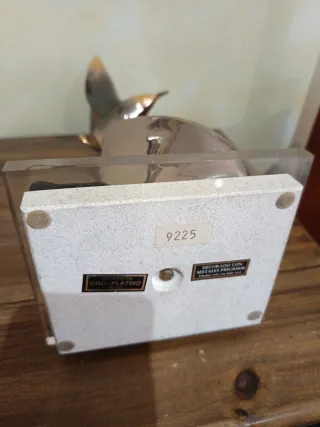 Figuras Galos Oro y Platino