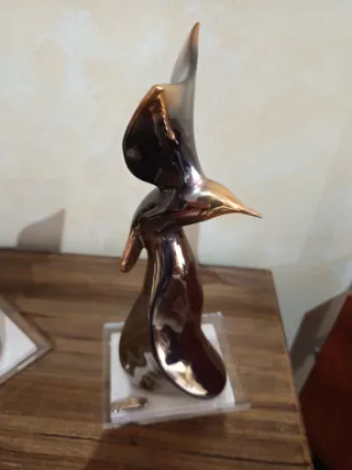 Figuras Galos Oro y Platino