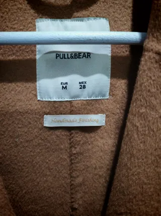 Abrigo camel talla M