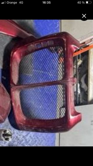 Cubreradiador Rojo