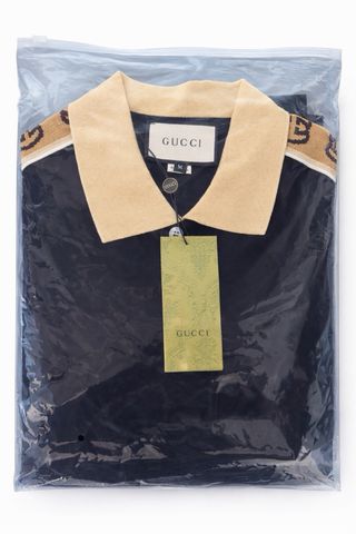 Polo GUCCI negro original · Talla M · Nuevo