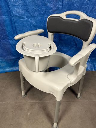 Silla geriatrica   regulable y desmontable y wc