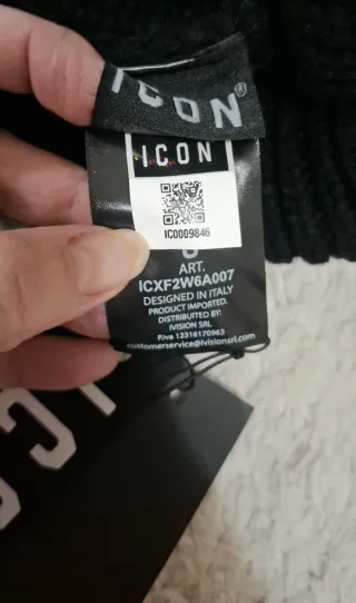 Cappello ICON  Nero Nuovo con cartellino