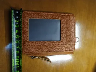 Portafoglio Carr Ken marrone con zip