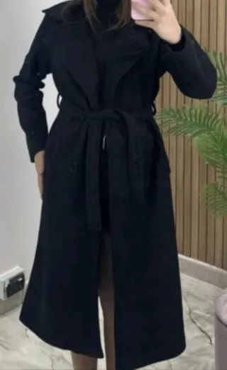 Cappotto lungo nero