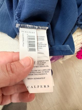 Polo Scalpers manga corta azul