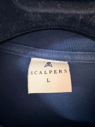Polo Scalpers manga corta azul
