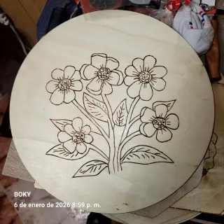 Artesanía en madera caballo