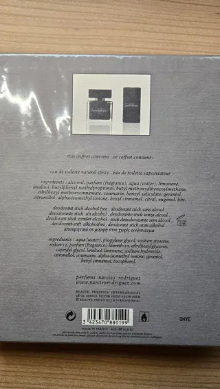 Narciso Rodriguez For Him - Estuche regalo