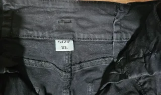 Pantalón denim mujer con pinzas