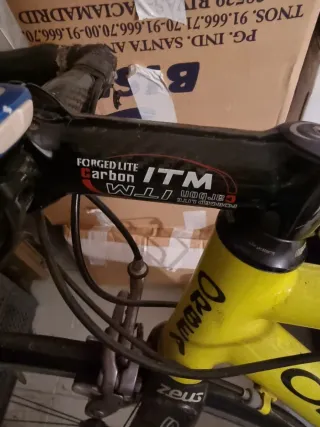 Bicicleta Carretera Orbea Amarilla talla S