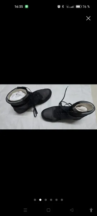 Botas Camper Talla 40 Negro/Azul