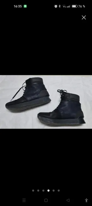 Botas Camper Talla 40 Negro/Azul
