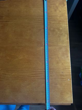 Mesa de comedor extensible de madera